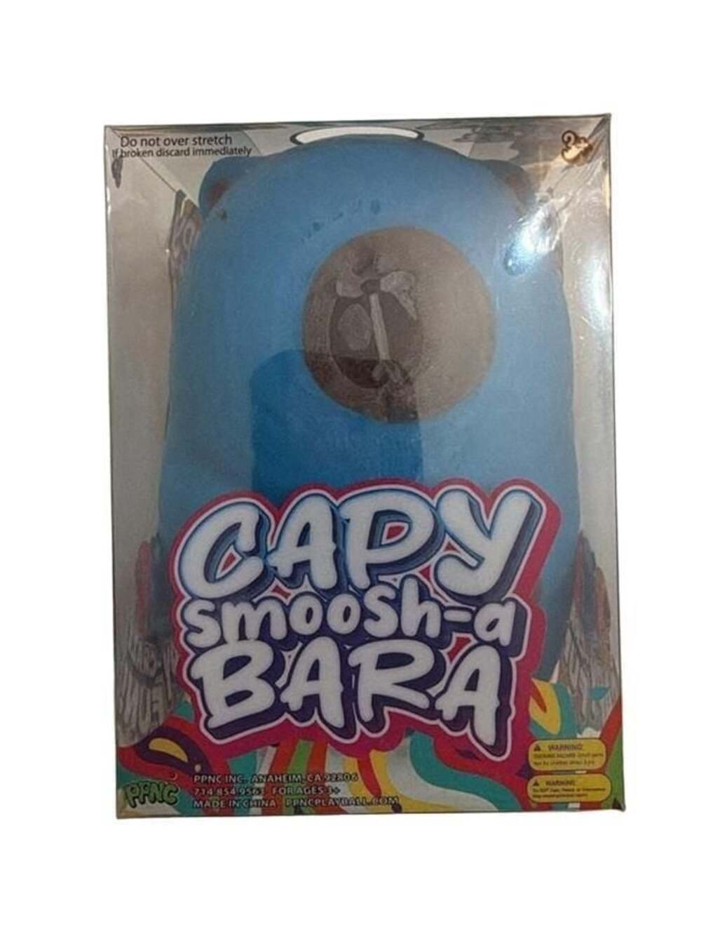 PPNC Capy Smoosh-a Bara Blue Capybara Squishy Toy